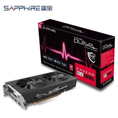 Cartões gráficos 500W GDDR5 de Amd Radeon Rx580 8gb 2048sp não LHR